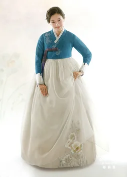 Ponios Hanbok Korėja Originalus Importuotų Hanbok Rankomis siuvinėti Hanbok Naujas Hanbok Korėja Renginį ir Lankomumo Rezultatų Drabužiai 11