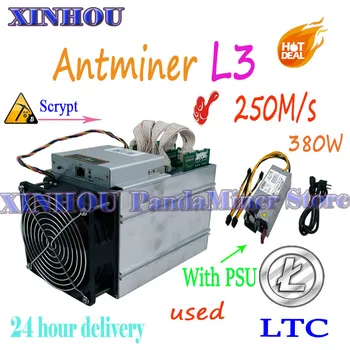 Naudoti ASIC Antminer L3 miner 250MH/s 380W Scrypt Litecoin Dogecoin miner Gerų Namų Kasybos Miner, Mažai Triukšmo 22