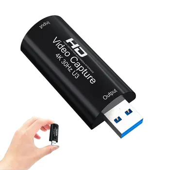 MS2130 4K HDMI USB 3.0 1080P 60fps Audio Video Capture Card Game Įrašyti PS4 PS5 Kamera, Nešiojamas KOMPIUTERIS Live Transliacijos YUY2 6