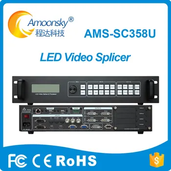 AMS-SC358U 4K LED Vaizdo USB Splicer Procesorius Sercurity Stebėti Vaizdo Sienos Valdiklio Ekranas Platintojas Sienos Ekranai
