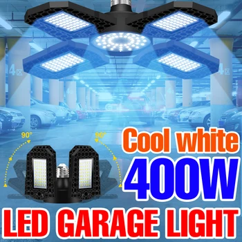220V Sandėlyje Lempa LED E27 Garažas Šviesos E26 LED Lubų šviestuvas 200W 300W 400W Aukšto Bay Lemputės Pramoniniai Apšvietimo Sulankstomas Lampara 17