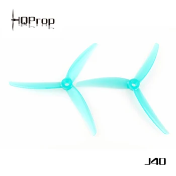 10Pairs(10CW+10CCW) HQPROP Sultingas Prop J40 5.1X4X3 5143 3-Blade PC už Sraigto FPV Freestyle Sultingas Sbang 5inch Drones 