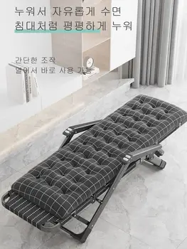 Biuro kėdės atlošas viena sofa-lova paprastų buitinių laisvalaikio paplūdimio kėdės plauko sofa-lova 21