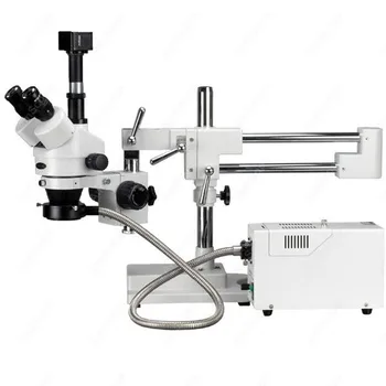 Vienu metu-Židinio Trinokulinis Mikroskopija--AmScope Prekių 3,5 X-90X vienu metu-Židinio Trinokulinis Bumas Mikroskopijos Sistema + Skaitmeninis Fotoaparatas 3MP 13