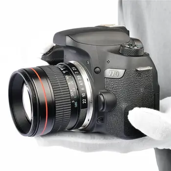 85mm F1.8 Fotoaparato Objektyvą Canon F1.8 Didelė Diafragma, Fiksuoto Židinio Portretas Makro Grynas Rankinis Fokusavimas SLR Fotoaparato Objektyvą 10