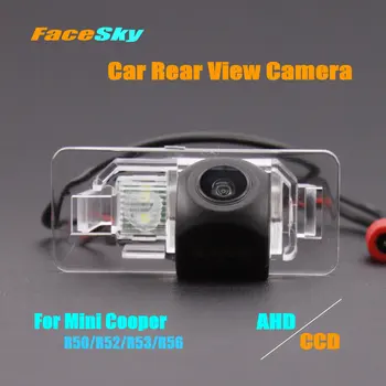 FaceSky Aukštos Kokybės Automobilinis vaizdo Kameros, Mini Cooper, R50/R52/R53/R56 Galinio vaizdo Brūkšnys Cam HAINAUT/CCD 1080P Atgal Stovėjimo Vaizdo Priedai 9