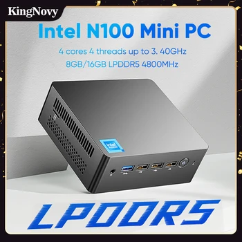 12 Gen Mini PC pfSense Firewall Router N100 Intel Quad Core LPDDR5 8/16GB 4800Hz 