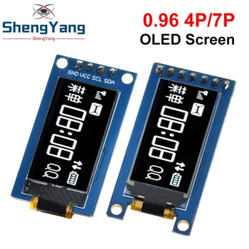 0.96 colių OLED ekranas 64×128 LCD modulis SSD1107 LCD 0.96 