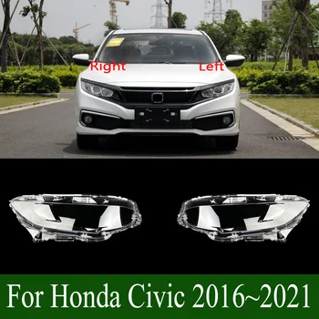 Honda Civic 2016~2021 Priekinis Žibintas Dangtelis Priekinio Žibinto Korpuso Importuotų Skaidrų Atspalvį Kaukė Umbra Objektyvo Stiklo 2