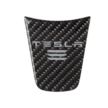 Anglies Pluošto Vairas Padengti Tesla Model 3 Y 2021 Reikmenys, Interjero Raštas Pleistras Trijų Automobilių Lipdukai Model3