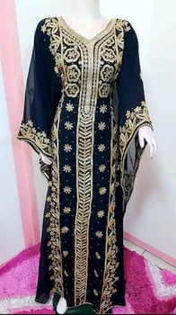 Moterų Suknelė Frican ilgomis Rankovėmis Plius Dydis Zawalcowany Maroko Kaftans Suknelės Moterims 56 Cm 16