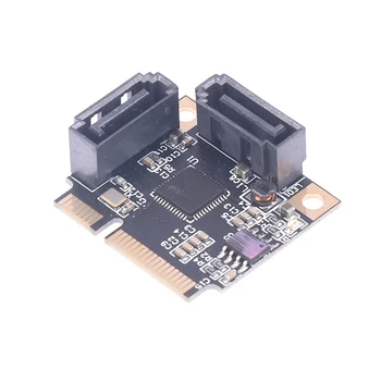H1111Z Pridėti Kortelių Mini PCI-E, PCI Express 2 Uostai SATA 3.0 Konverteris SSD HDD SATA3 Valdytojas Plėtros Kortelę ar SATA Daugiklis 12