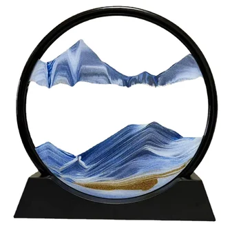 3D smėlio laikrodis Išskleidimo Smėlio Tapyba, Papuošalų Kūrybos Namų Dekoro Meno Darbastalio Kambarį Biuro Spinta Teka Smėlio
