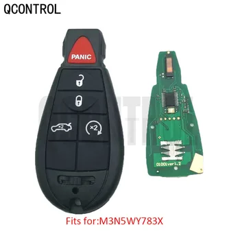 QCONTROL 433Mhz Naujas Smart Raktas JEEP Auto Nuotolinio Grand Cherokee Vadas Dalies Numeris M3N5WY783X / IYZ-C01C Kontrolės Signalizacijos 14