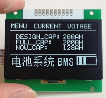 2,4 colių 10PIN Baltas OLED Modulis SSD1309 Ratai IC128*64 SPI Sąsaja 3.3 V 18