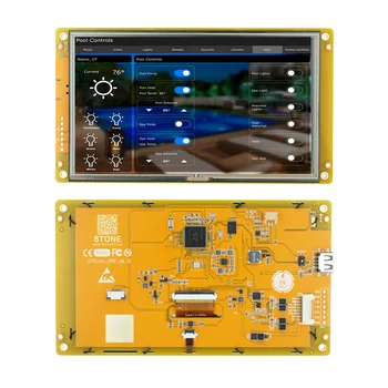 LCD-TFT Varžinio HMI Touch 