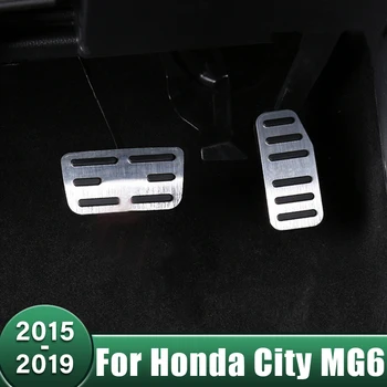 Aliuminio Lydinio Automobilių Kojoms Akceleratoriaus Pedalą Kuro Stabdžių Pedalai Padengti Anti-Slydimo Pagalvėlės, Honda City MG6 2015 m. 2016 m. 2017 m. 2018 m. 2019 m.