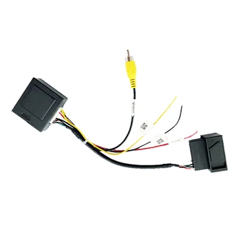 RGB į (RCA) garso ir vaizdo CVBS Signalo Keitiklis Dekoderį, Adapteris, skirtas Gamykloje Galinio vaizdo Kamera Tiguan Golf 6 Passat CC 2