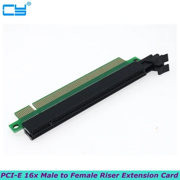 Geriausios Kokybės Stove PCI-E x16 Pcie Pci Express 16x Vyrų ir Moterų Stove Pratęsimo Kortelės Adapteris Keitiklis 1U 2U 3U IPC Važiuoklės 1