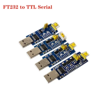 USB TTL UART Lygio Nuoseklųjį Prievadą 5V 3.3 V 2V5 1.8 V FT232 Serial Konverteris Adapterio Modulis 4