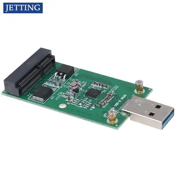 Karšto pardavimo Mini USB 3.0 PCIE mSATA Išorės SSD PCBA Conveter Adapterio plokštę 13