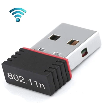 1PC Nešiojamas Mini 150Mbps USB Adapteris Wi-Fi Adapteris MT7601 PC USB, Ethernet, WiFi Dongle Tinklo plokštė Wi Fi Imtuvas 15