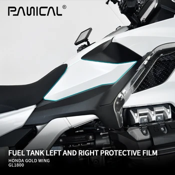 Motociklo Bakas Nulio apsauginės Plėvelės Screen Protector, Honda Gold Wing 1800 GL1800 F6B 2018-2023 Skaidrus 4