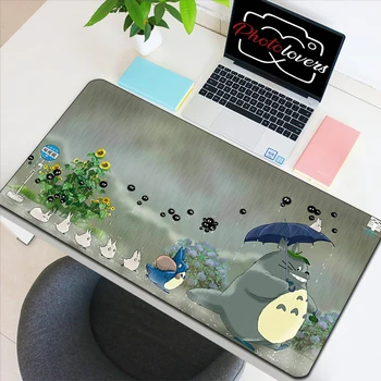 Žaidimų Pelės Kilimėlis Totoro Pc Priedai Kawaii Trinkelėmis Žaidėjus Mausepad Pagalvėlės, Kilimėliai Pratęstas Kabineto Klaviatūros Nešiojamas Mause Kompiuterio Anime 17