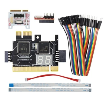 TL631 Pro LPC-DEBUG Diagnostikos Card PCI PCI-E Mini PCI-E Plokštę Daugiafunkcį 17