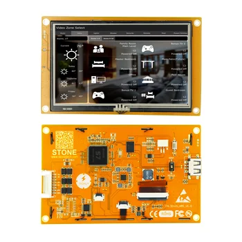 4.3 colių su lietimui HMI Grafinis LCD Ekranas Modulis Parama ESP32 MCU/Arduino 20