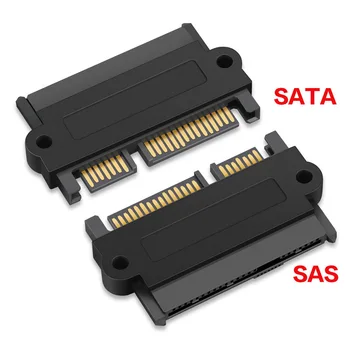Pagrindinės plokštės SATA Adapteris PA Sata22pin Adapterio Kabelį SFF-8482 Tiesiai Galvos Alkūnė Vieną Galvos Adapterio plokštę 21