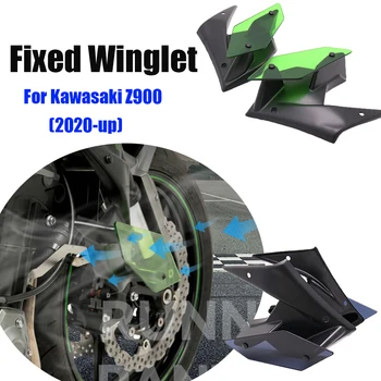 Už Kawasaki Z900 Z 900 2020 2021 Motociklų Dalys Pusėje Spoileris Winglet Aerodinaminis Fiksuoto Sparno Komplektas Fiksuotojo Winglet Lauktuvės Sparno 17