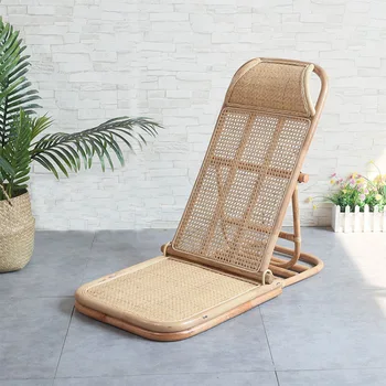 Sulankstomas Japonų Kūrybos Rotango Tatamio Kėdės Miegamojo Balkono Kambarį Grindų Kėdė Lauko Kėdė Paplūdimio Kėdės 2