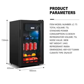 Namų ūkio Refrigeradores Šviežių išlaikyti Šaldytuvas Kabineto Vyno Šaldytuvas Laikymo Spintos Vertikalus Šaldiklis enfriador de bebidas