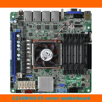 Už ASRock C236 WSI4-85 Serverio Plokštė DDR4 ECC UDIMM 64GB Integruotą Paramą E3-1585 V5 Pilnai Išbandyti 4
