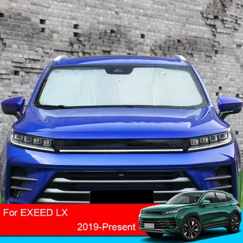 Už EXEED LX 2019-2025 Automobilių Tentai nuo saulės UV Apsauga Šoninių Langų Užuolaidėlės nuo Saulės Pavėsyje Skydelis Priekinis Stiklas, Auto Priedai 6