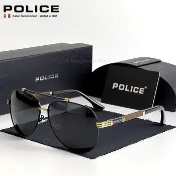 POLICIJOS Prabangus visiškai Naujas Modelis Akiniai nuo saulės Šviesą Vyrų Poliarizuota Markės Dizaino Akiniai Vyrų Vairavimo UV400 2026 11