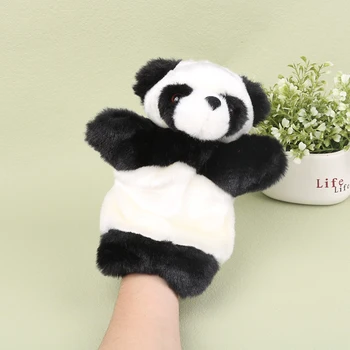 25cm Kūrybiškumą Kūdikių Vaikai Panda Pirštinės Vertus Lėlių Pliušinis Lėlės Vaikams Istorija Pasakoja Švietimo Žaislai