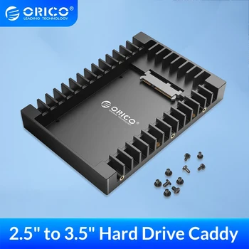 ORICO Kietąjį Diską Caddy 2.5 į 3.5 Paramos SATA 3.0, USB 3.0 6Gbps Palaikymą 7 / 9.5 /12.5 mm 2.5 colių SATA HDD ir SSD Įrankį Nemokamai 1