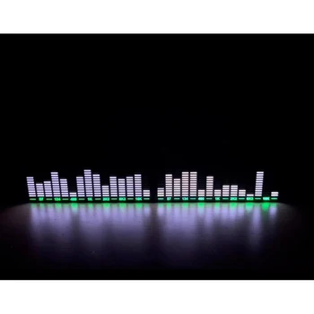 30-segmento Spektro Ekranas LED Garso-reguliuojamas Muzikos Spektro vaizdą, Aplinkos Šviesos Jutiklis, Atmosferos Šviesos Ritmas 8