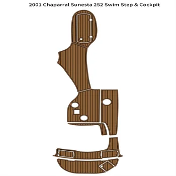 2001 Chaparral Sunesta 252 Plaukti PlatformCockpit Valtis EVA Putų Tiko Grindų Pad Mat 13