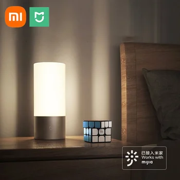 Xiaomi Naktiniai staleliai, Lempa 1 Smart Stalo Lempos, LED Šviesos Xiaomi Belaidžio Stalo Lempos Miegamasis Stalas Naktį Lauko Šviesos WIFI Nuotolinio Valdymo 23