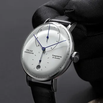 FEICE 20mm Vyrų Mechaninis laikrodis Vyrams, Automatinė Bauhaus Laikrodis atsparus Vandeniui Mados Kūrybos Paprasta Relogio Masculino-FM202