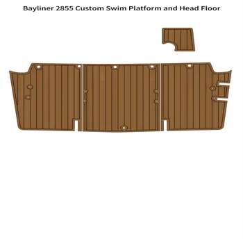 Bayliner 2855 Užsakymą Plaukti Platforma Galvos Valtis EVA Putų Tiko Denio Grindų Pad Mat 8