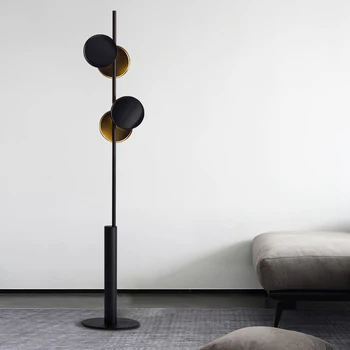 Tipografija serijos Grindų Lempos minimalistinio lampe apdailos salonas kambarį Šiaurės miegamasis dizaineris atmosfera black grindų lempos 7
