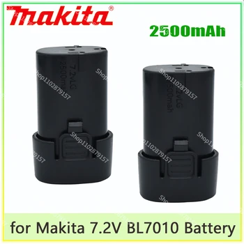BL7010 Makita 7.2 V, 2500mAh, Li-ion Įkraunama Baterija TD090D 100% Naujas Makita DF030D DF330D TD021 ML704 194355-4 194356-2
