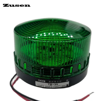 Zusen TB35-G 12v 24v 110v, 220v, Žalia Apsaugos Signalizacijos Šviesos Strobe Signalas Mažas Įspėjimas Šviesos diodų (LED) Lempos 14