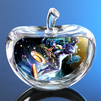 80mm Kristalų Zodiako Ženklas Stiklo Žvaigždynas 