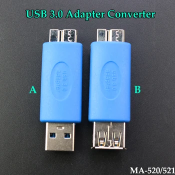 1PCS Kabelio Adapteris USB 3.0 USB3.0 Micro B Male Tipo Moterų Micro B/AF Adapteris Konverteris Su OTG Funkcija 16