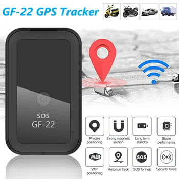 GF22 GPS Tracker Automobilių Realaus Laiko Stebėjimo Transporto priemonių apsaugos nuo Vagysčių Augintiniai Vaikams Anti-lost Magnetiniai Mini Locator SIM Pranešimų Positioner 7